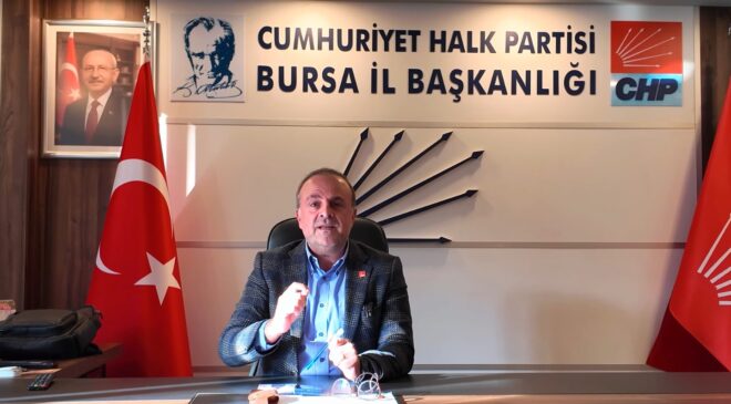 CHP Bursa İl Başkanlığı’ndan 29 Ekim mesajı: “103 yıllık bir nefes, Cumhuriyet”