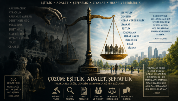 “Herkes için eşit hukuk ve daha güçlü denetim”