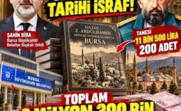 Bursa’da 2,3 milyon TL’lik kitap alımı tartışma yarattı: 200 kitap için 2 milyon 300 bin TL!
