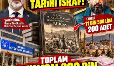 Bursa’da 2,3 milyon TL’lik kitap alımı tartışma yarattı: 200 kitap için 2 milyon 300 bin TL!