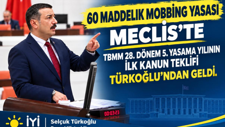 Türkoğlu: “Mobbingi şikâyet ettiği için ikinci kez mağdur edilen bir çalışan düzeni kabul edilemez”